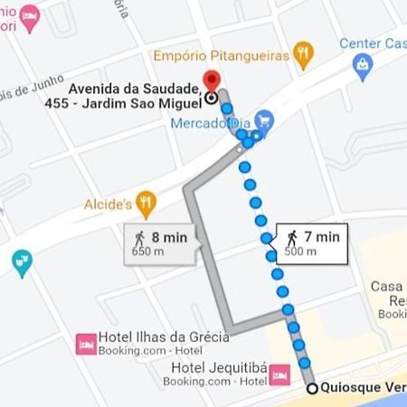 Apartamento No Guaruja - 500M Da Praia Da Enseada Ngoại thất bức ảnh